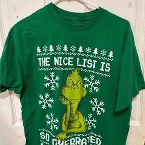 Green Grinch Holiday T-Shirt